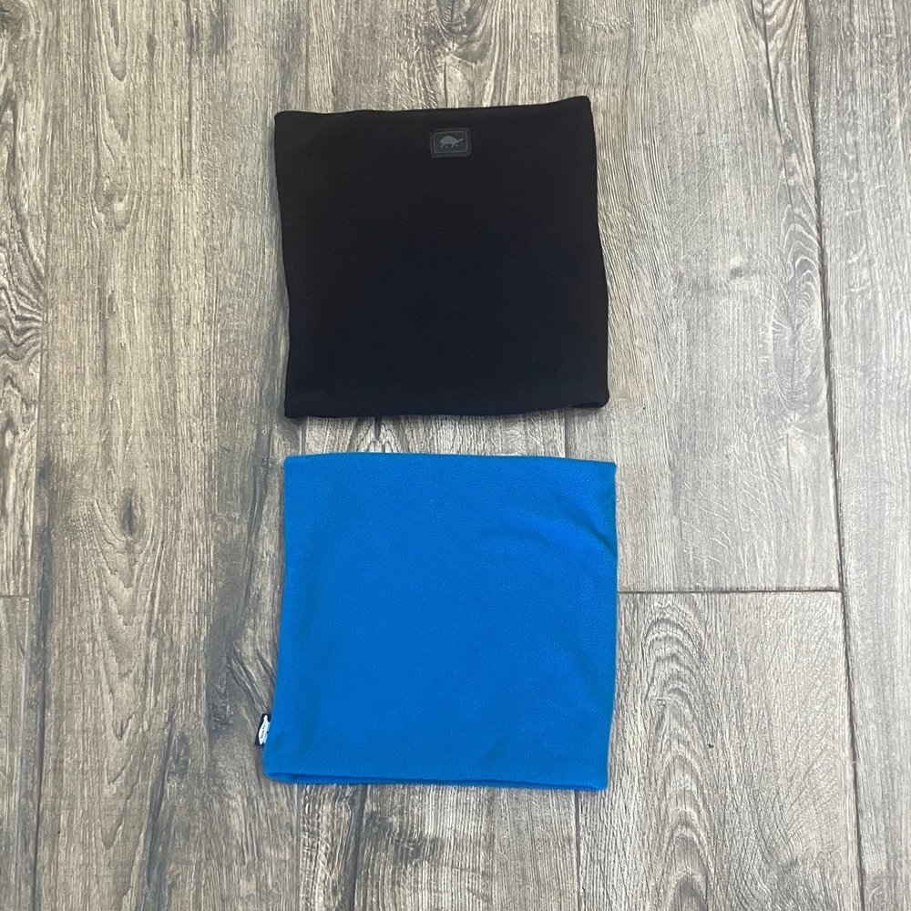 Black and Blue Neck Gaiter Duo